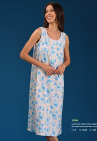 CAMICIA NOTTE SERAFINO DONNA S/L LR175169 Tellini S.r.l. Ingrosso Abbigliamento