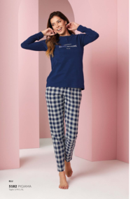 DAMEN-SERAFINO-PYJAMAS S/L 5182 Tellini S.R.L. Großhandelskleidung