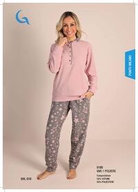 PIGIAMA DONNA M/L 5185 Tellini S.r.l. Ingrosso Abbigliamento