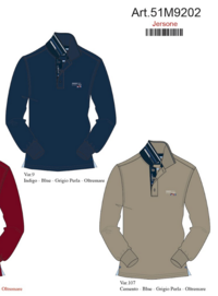 POLO UOMO M/L 51M9202 Tellini S.r.l. Ingrosso Abbigliamento