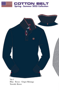 POLO UOMO M/L 51MCB02 Tellini S.r.l. Ingrosso Abbigliamento
