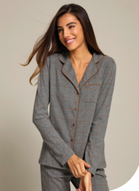 PIGIAMA APERTO DONNA M/L 5306 Tellini S.R.L. Großhandelskleidung