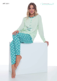 PIGIAMA SERAFINO DONNA M/L 5311 Tellini S.r.l. Ingrosso Abbigliamento