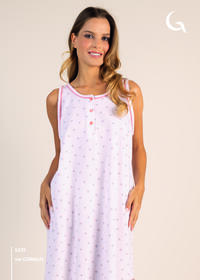 CAMICIA NOTTE DONNA S/L 5329 Tellini S.r.l. Ingrosso Abbigliamento