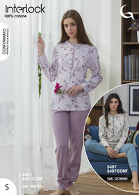 PIGIAMA DONNA M/L 5407 Tellini S.R.L. Velkoobchodní oblečení