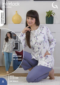 PIGIAMA APERTO DONNA M/L 5410 Tellini S.R.L. Velkoobchodní oblečení