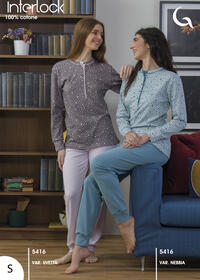 PIGIAMA DONNA M/L 5416 Tellini S.R.L. Velkoobchodní oblečení