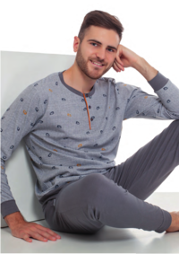HERREN-SERAFINO-PYJAMAS M/L 5423 Tellini S.R.L. Großhandelskleidung