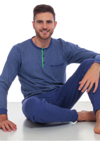 HERREN-SERAFINO-PYJAMAS M/L 5433 Tellini S.R.L. Großhandelskleidung