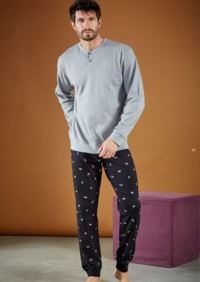 PIGIAMA SERAFINO UOMO M/L 54476 Tellini S.r.l. Ingrosso Abbigliamento