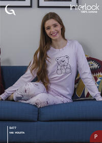PIGIAMA DONNA M/L 5477 Tellini S.R.L. Velkoobchodní oblečení