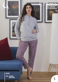 PIGIAMA DONNA M/L 5525 Tellini S.r.l. Ingrosso Abbigliamento