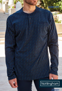 PÁNSKÉ PYŽAMO M/L NPA562 Tellini S.R.L. Velkoobchodní oblečení