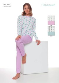 PIGIAMA SERAFINO DONNA M/L 5817 Tellini S.r.l. Ingrosso Abbigliamento