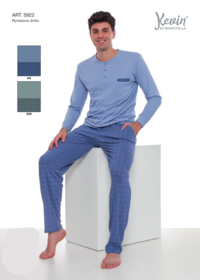 PIGIAMA SERAFINO UOMO M/L 5922 Tellini S.r.l. Ingrosso Abbigliamento