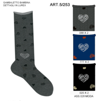CALZINO LUNGO BAMBINA 5/253 Tellini S.r.l. Ingrosso Abbigliamento