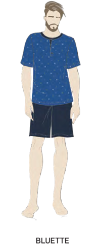 PIGIAMA UOMO M/M NPA603 Tellini S.r.l. Ingrosso Abbigliamento