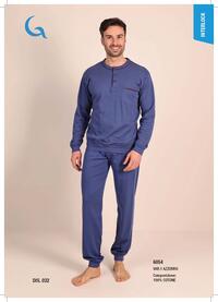 PIGIAMA UOMO M/L 6054 Tellini S.r.l. Ingrosso Abbigliamento