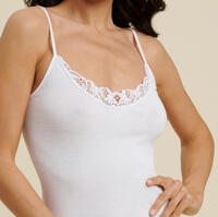 CAMICIOLA DONNA S/S 610489 PIZZO Tellini S.r.l. Ingrosso Abbigliamento