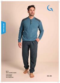 PIGIAMA UOMO M/L 6111 Tellini S.r.l. Ingrosso Abbigliamento