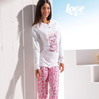 PIGIAMA SERAFINO DONNA M/L 61499 Tellini S.r.l. Ingrosso Abbigliamento
