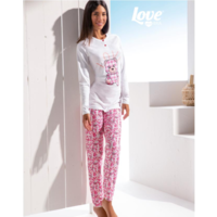 PIGIAMA SERAFINO DONNA M/L 61499 Tellini S.r.l. Ingrosso Abbigliamento