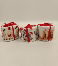 CESTINO NATALE LAVETTE 3PZ IDEA Tellini S.r.l. Ingrosso Abbigliamento