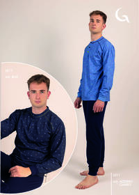 PIGIAMA UOMO M/L 6211 Tellini S.r.l. Ingrosso Abbigliamento