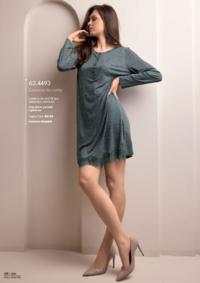 CAMICIA NOTTE SERAFINO DONNA M/L 634493 Tellini S.r.l. Ingrosso Abbigliamento