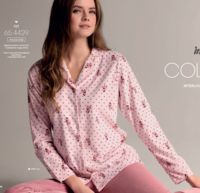 PIGIAMA APERTO DONNA M/L 644429 Tellini S.r.l. Ingrosso Abbigliamento