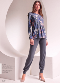 PIGIAMA SERAFINO DONNA M/L 652057 Tellini S.r.l. Ingrosso Abbigliamento
