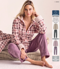 PIGIAMA APERTO DONNA M/L 652836 Tellini S.r.l. Ingrosso Abbigliamento