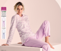 PIGIAMA SERAFINO DONNA M/L 652893 Tellini S.r.l. Ingrosso Abbigliamento