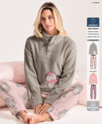 PIGIAMA SERAFINO DONNA M/L 653014 Tellini S.r.l. Ingrosso Abbigliamento
