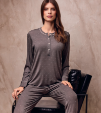 PIGIAMA SERAFINO DONNA M/L 653868 Tellini S.r.l. Ingrosso Abbigliamento