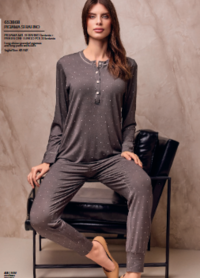 PIGIAMA SERAFINO DONNA M/L 653868 Tellini S.r.l. Ingrosso Abbigliamento