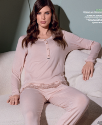 PIGIAMA SERAFINO DONNA M/L 654130 Tellini S.r.l. Ingrosso Abbigliamento