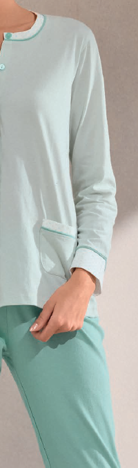 PIGIAMA SERAFINO DONNA M/L 654287 50/56 Tellini S.r.l. Ingrosso Abbigliamento
