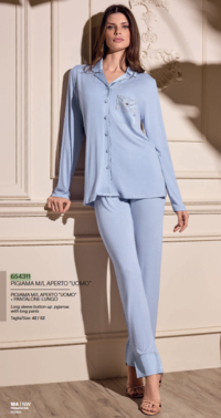 PIGIAMA APERTO DONNA M/L 654311 Tellini S.R.L. Veleprodajna odjeća