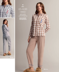 PIGIAMA APERTO DONNA M/L 654618 Tellini S.r.l. Ingrosso Abbigliamento