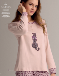 PIGIAMA SERAFINO DONNA M/L 654620 Tellini S.r.l. Ingrosso Abbigliamento