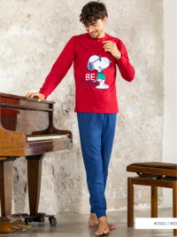 PIGIAMA UOMO M/L PNG7100 Tellini S.r.l. Ingrosso Abbigliamento