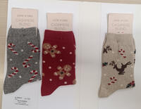 730 Rovaniemi Weihnachtskaschmir Damen-Kurzsocken Tellini S.R.L. Großhandelskleidung