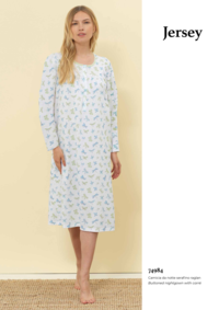 CAMICIA NOTTE SERAFINO DONNA M/L LQ174984 Tellini S.r.l. Ingrosso Abbigliamento