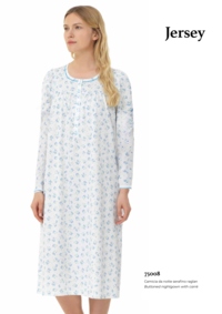 CAMICIA NOTTE SERAFINO DONNA M/L LQ175008 Tellini S.r.l. Ingrosso Abbigliamento
