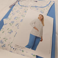 PIGIAMA APERTO DONNA M/L LQ175012 Tellini S.r.l. Ingrosso Abbigliamento