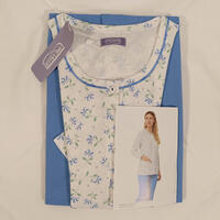 PIGIAMA APERTO DONNA M/L LQ175012 Tellini S.r.l. Ingrosso Abbigliamento