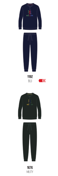 MAN SERAPH PYJAMA M/L 751410 Tellini S.R.L. Großhandelskleidung