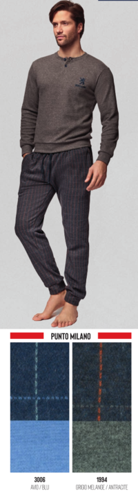 HERREN-SERAFINO-PYJAMAS M/L 751564 Tellini S.R.L. Großhandelskleidung