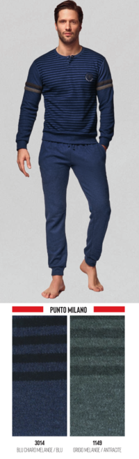 HERREN-SERAFINO-PYJAMAS M/L 751584 Tellini S.R.L. Großhandelskleidung